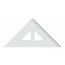 KOH-I-NOOR - Triunghi transparent cu linie, 16 cm