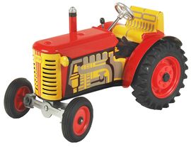 KOVAP - Zetor tractor roșu - discuri de plastic