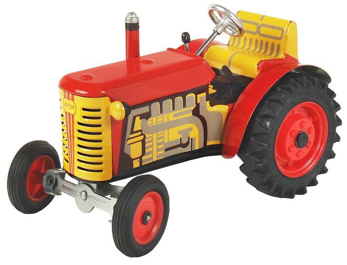KOVAP - Zetor tractor roșu - discuri de plastic