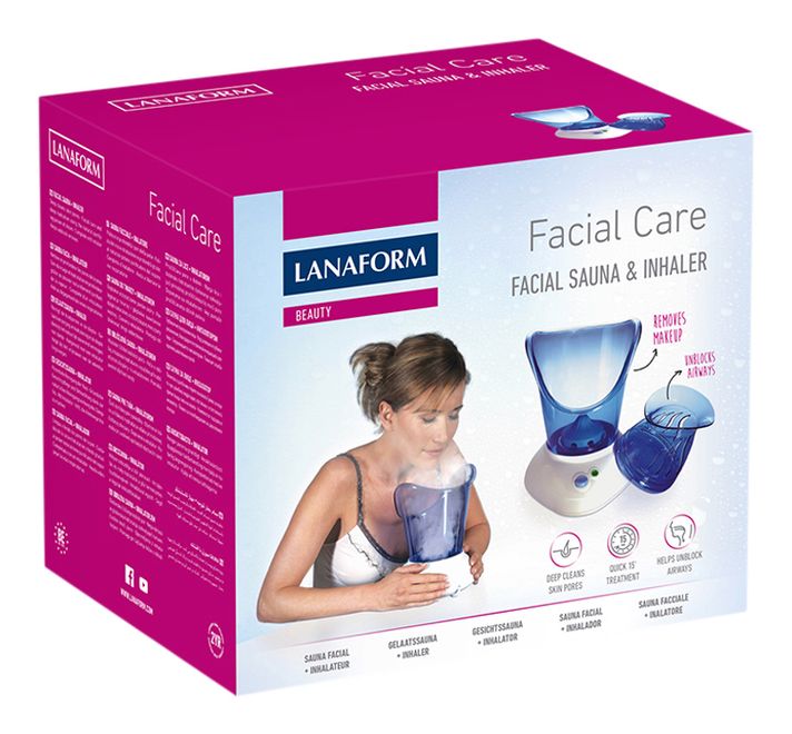 LANAFORM - Facial Care saună facială cu inhalator nazal