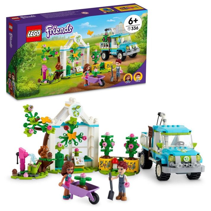 LEGO - Friends 41707 Ma?ină de plantat copaci