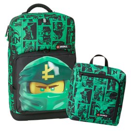 LEGO BAGS - Ninjago Green Optimo Plus - rucsac școlar