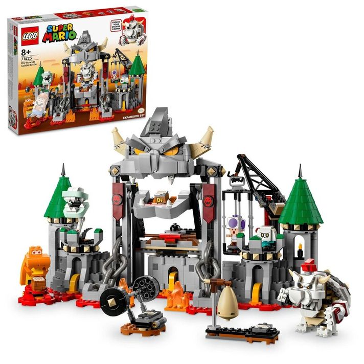 LEGO - Bătălia de la Castelul lui Bowser uscat - set de expansiune