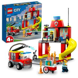 LEGO - Sta?ia de pompieri ?i camionul de pompieri City 60375