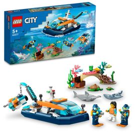 LEGO - City 60377 Submarinul de explorare pentru scafandri