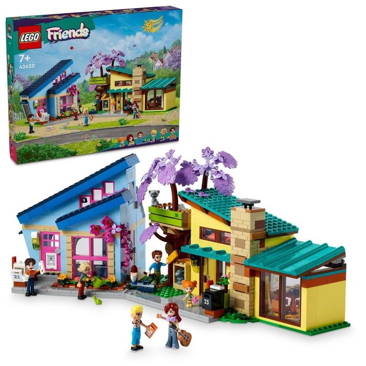 LEGO -  Friends 42620 Casele familiei lui Olly si Paisley