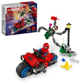 LEGO -  Marvel 76275 Goana cu motociclete: Spider-Man vs. Doc Ock