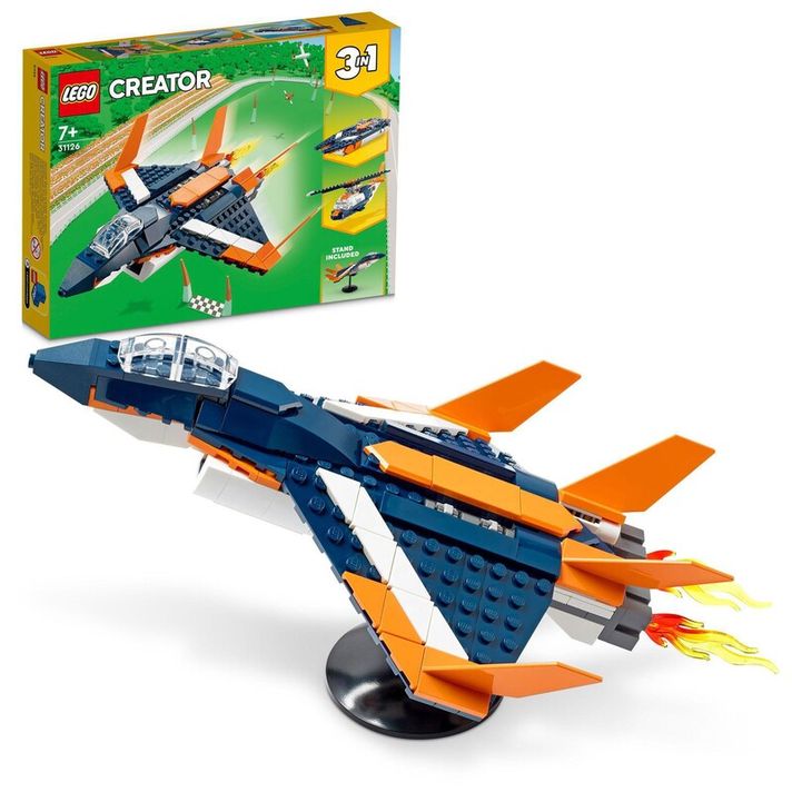 LEGO - Luptător supersonic Creator 3 în 1 31126