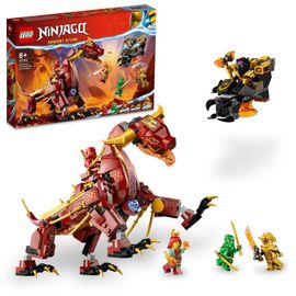 LEGO - NINJAGO71793 Valul de căldură ?i dragonul său de lavă transformator