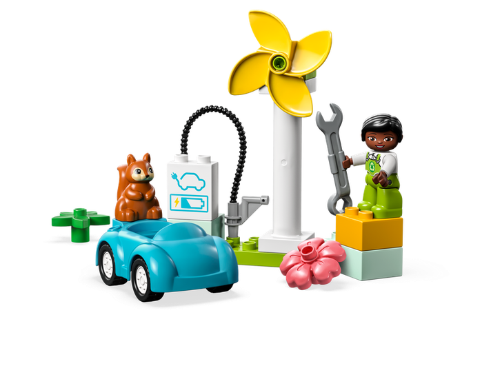 LEGO - Turbină eoliană si masină electrică