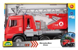 LENA - Mercedes Arocs pompier cu scară, carton decorativ
