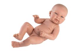 LLORENS - 73801 NEW BORN BOY - bebelus realist cu corp intreg de vinil - 40 cm