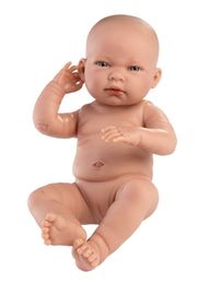 LLORENS - 84302 NEW BORN GIRL - copil realist cu corp complet de vinil - 43 cm