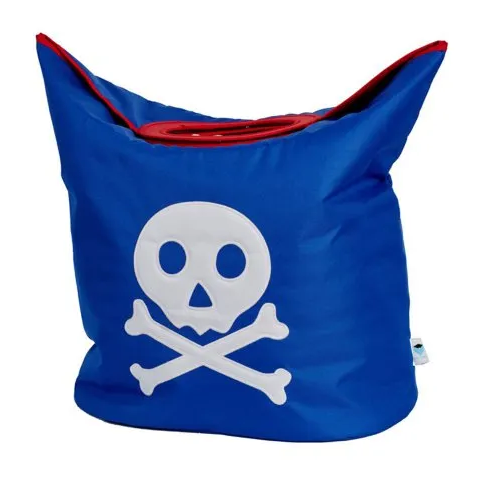 LOVE IT STORE IT - Geantă de haine pentru pirati - albastru cu pirati