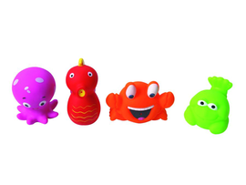 LUDI - Jucării de apă cu creaturi marine 4buc