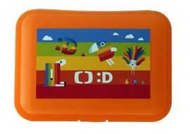 MAC TOYS - Dečko cutie de zeciuială cu compartiment portocaliu
