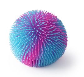 MAC TOYS - SPORTO Curcubeu minge cu lumină - albastru rozalie