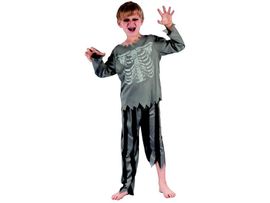 MADE - Costum de carnaval - schelet de pirat, 120-130 cm