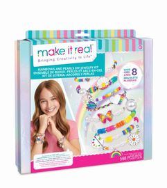 MAKE IT REAL - Kit de confecționat brățări Rainbows over Pearls