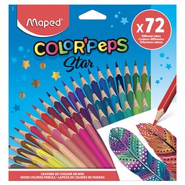 MAPED - Creioane colorate triunghiulare Color'Peps 72 culori