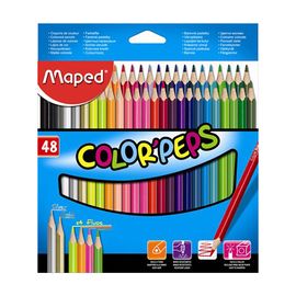 MAPED - Creioane colorate triunghiulare MAPED "COLOR`PEPS", 48 buc.