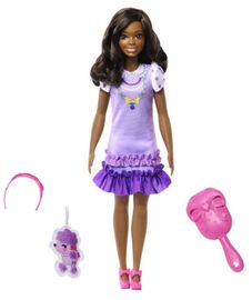 MATTEL - Barbie HLL18 Prima mea păpușă Barbie HLL18 - Fetiță cu părul negru cu pudel
