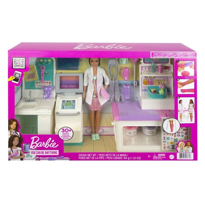MATTEL - Clinica Barbie1. Ajutor cu setul de joc doctor GTN61