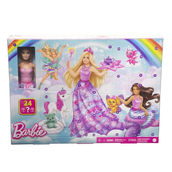 MATTEL - Calendarul de advent al basmelor Barbie 2023