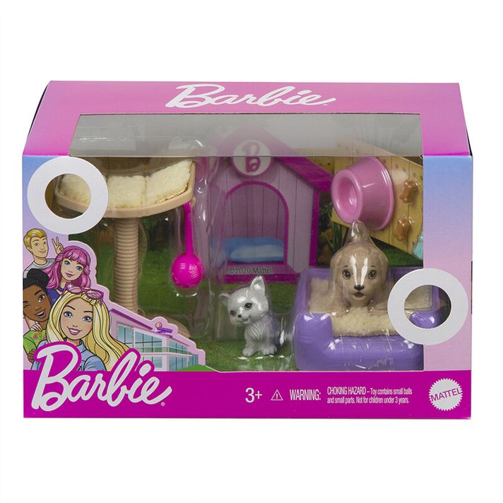 MATTEL - Barbie Animale de companie cu accesorii, Mix de produse