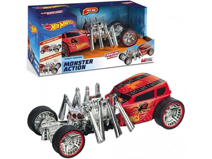MATTEL - Hot Wheels Monsters Action Street Creeper mașină cu baterie 22cm