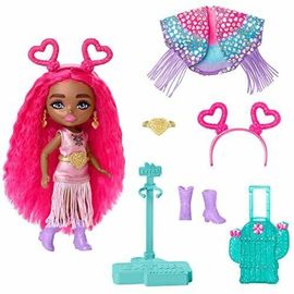 MATTEL -  Papusa Mattel Barbie Extra minis Hippie