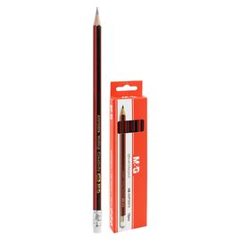 M&G - Creion de grafit cu gumă de șters HB
