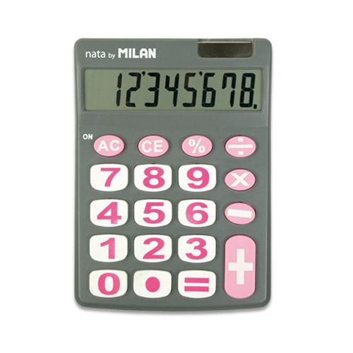MILAN - Calculator 8 cifre 151708 gri - blister