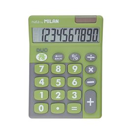 MILAN - Calculator DUO 10 cifre verde - blister