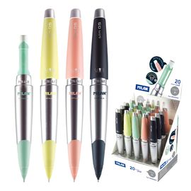MILAN - Micro creion / stilou Pentel Capsule Silver HB 0,5 mm - mix de culori