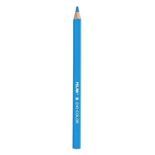 MILAN - Creioane colorate MAXI hexagonal 1 buc, albastru deschis
