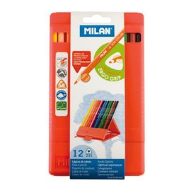 MILAN - Creioane colorate triunghiulare 12 buc. în cutie