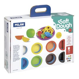 MILAN - Plasticine Soft Dough set de 8 culori + unelte Cooking time