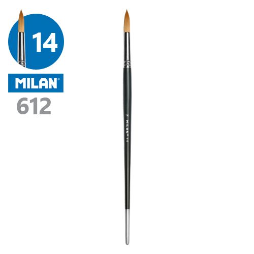MILAN - Pensulă rotundă nr. 14 - 612