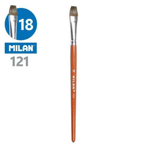 MILAN - Pensulă plată nr. 18 - 121