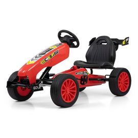 MILLY MALLY - Kart cu pedale pentru bebeluși Go-kartRocket roșu