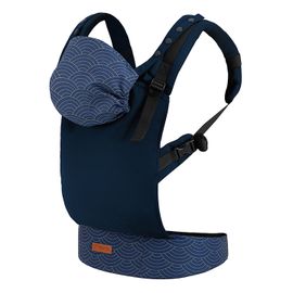 MoMi - COLLET purtător ergonomic pentru copii navy blue