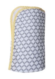 MOTHERHOOD - Pătură din muselină de bumbac cu strat dublu Pre-Washed Grey Classics 95x110 cm