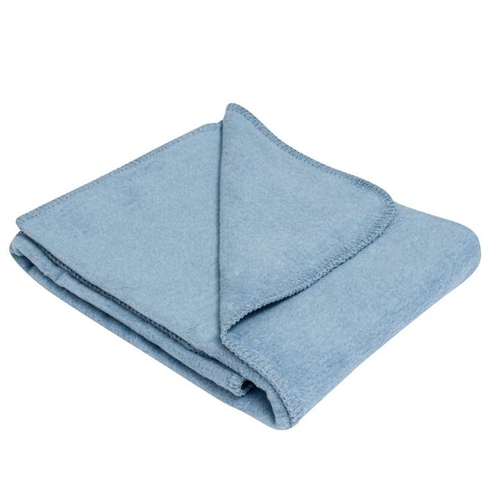 NEW BABY - Pătură de bumbac pentru copii 75x100 albastru