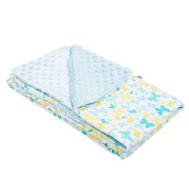 NEW BABY - Pătură pentru bebeluș albastru 80x102 cm