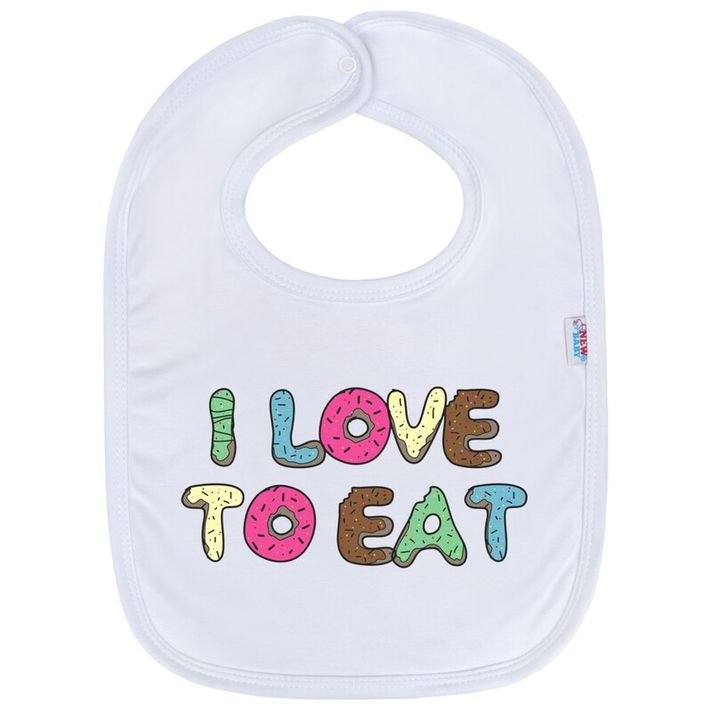 NEW BABY - Babețel pentru bebeluș I LOVE TO EAT