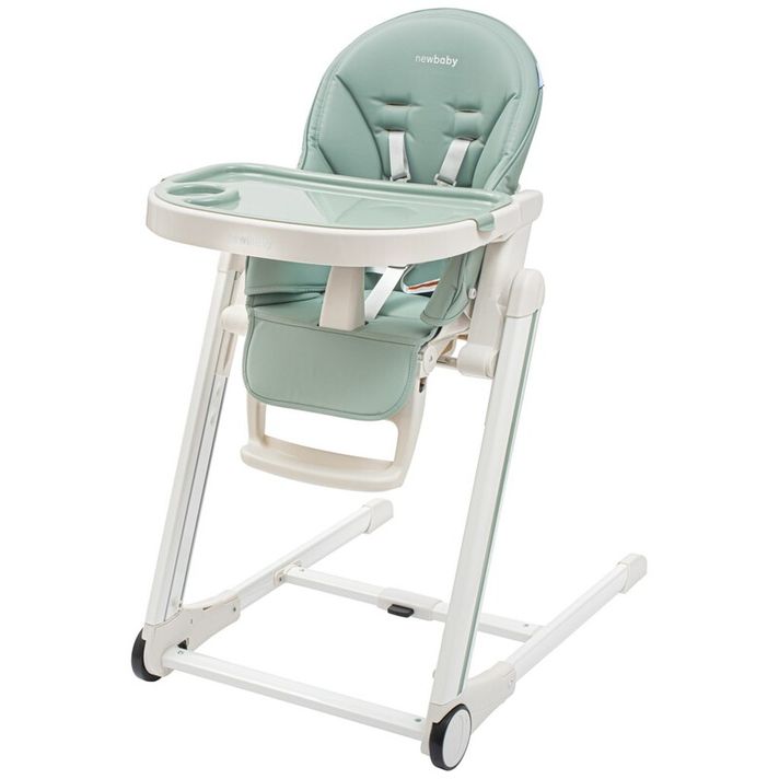 NEW BABY - Scaun de masă Muka dusty green