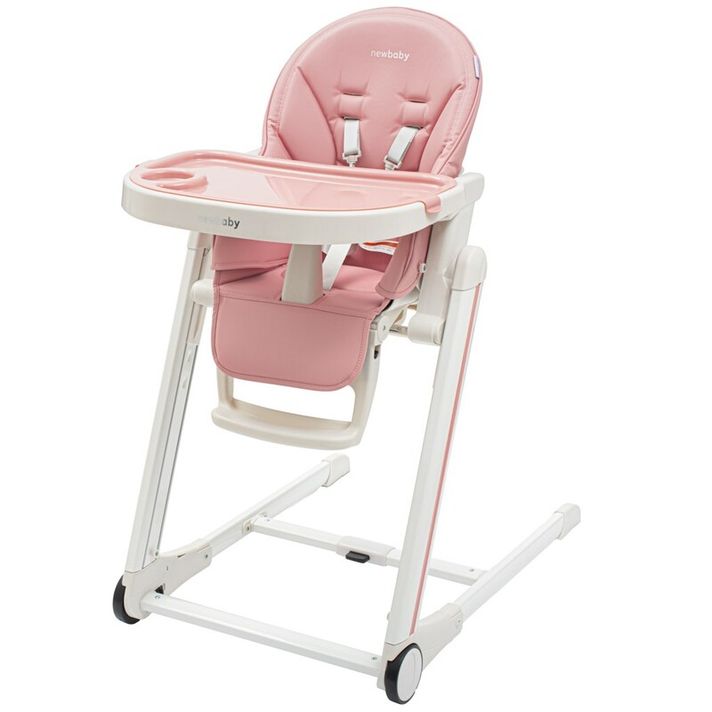 NEW BABY - Scaun de masă Muka dusty pink