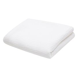 NEW BABY - Pătură de muselină pentru copii 70x100 cm alb