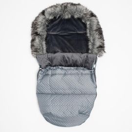 NEW BABY - Iarna sac de picioare Lux Fleece graphite